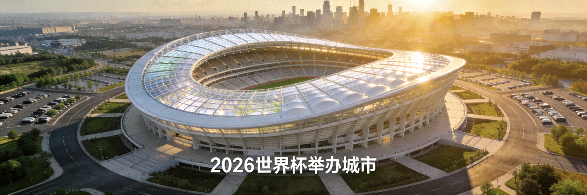 2026世界杯举办城市体育场馆鸟瞰全景图